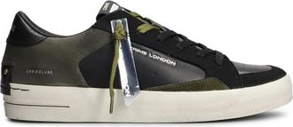 Crime London Sk8 sneakers - men - Calf Leather/Rubber/Suede/Calf Leather - 44 - Black