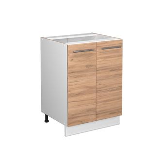 Vicco Mueble Bajo De Cocina Fame-line, Roble Dorado, 60 Cm Sin Encimera