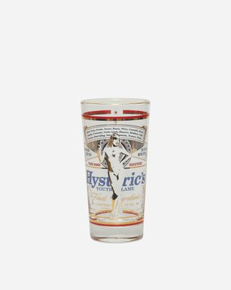 Hysteric Glamour HG Label Beer Glass White