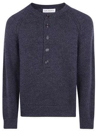 Our Legacy Henley Sweater Shore Henley