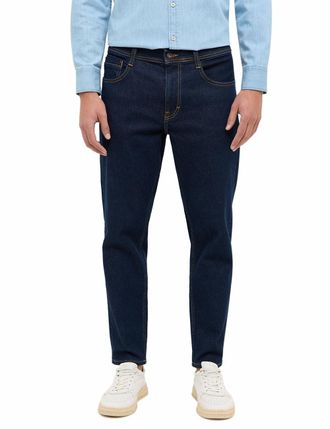 Mustang Tapered-fit-Jeans MUSTANG Herren Style Denver Tapered, Herren, Gr. 36, L&auml;nge 30, blau (940 dunkelblau), Denim/Jeans, 99% Baumwolle, 1% Elasthan, unifa