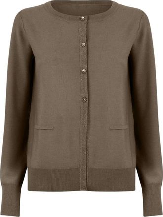 Wolford Cardigan in Lavorazione Fine - - Knitwear - Donna - Beige - M
