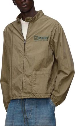 Maison Margiela Sportswear-jas in vintagestijl - Heren - Zomerjassen - Groen - L - Katoen - Jassen