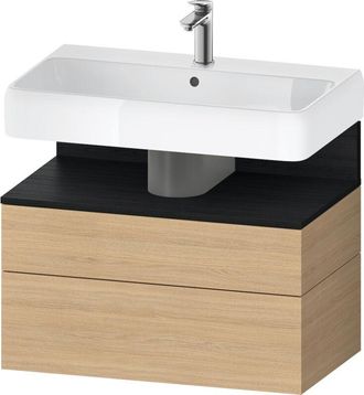 Duravit Qatego Mueble Bajo Lavabo, 1 Extra&iacute;ble Y 1 Caj&oacute;n, - Duravit