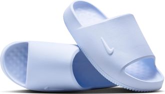 Nike Womens Calm 2.0 Slides in Blue | IB7561-405