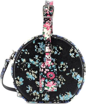 Louis Vuitton Petite Boite Chapeau Bag Floral Printed Leather crossbody bag - Zwart