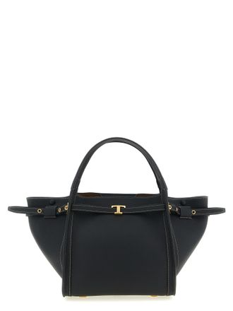 Tod's Black Calfskin Tote Womens Bag