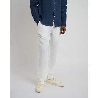 Onia Air Linen Pull-on Pant in White at Nordstrom, Size Xx-Large 31