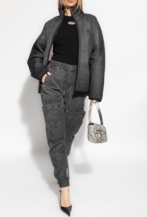 Diesel Trousers P-RIDE-Q3, Womens, Grey