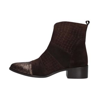 Roberto d'Angelo Boro Enkellaarsjes - Dames - Schoenen - Bruin - Maat: 38 EU Leer