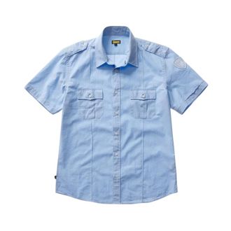 Blauer Heren, Overhemden, Blauw, Maat: 3XL Katoen