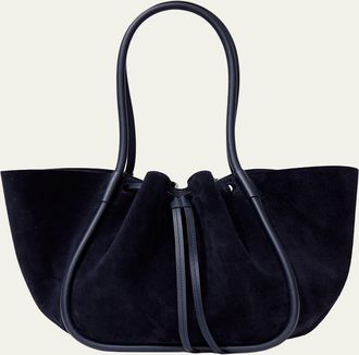 Proenza Schouler Large Ruched Tote in Soft Suede