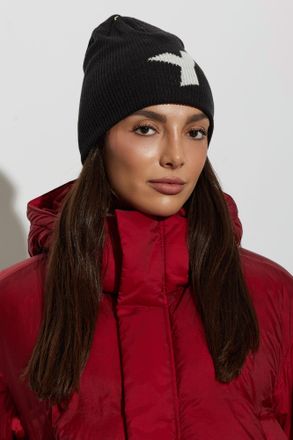 Yohji Yamamoto Logo Beanie, Unisex, Black