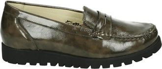 Waldläufer Schoenen, Dames, Bruin, 38 1/2 EU, Taupe Instap Schoenen met Uitneembaar Voetbed