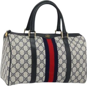 Gucci Pre-owned Handbags, female, Blue, Size: ONE SIZE Pre-owned Plastic Handbag