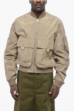 Dsquared2 Giacca a Vento Bomber Fit con Tasche Utility taglia 48