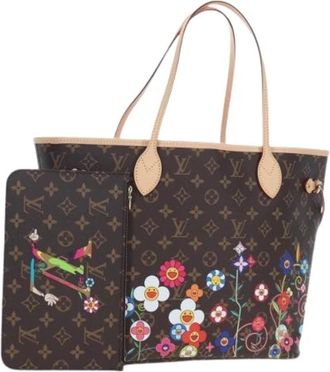 Louis Vuitton Pre-owned Monogram Canvas Tote Bag - Dames - Vintage Shopper - Bruin - ONE Size - Vintage