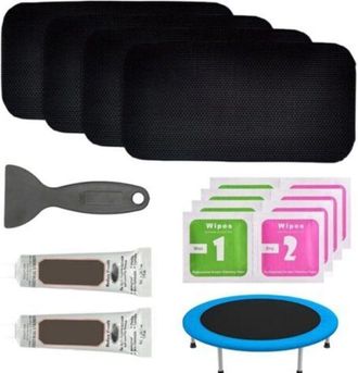 OEM Kit De Reparaci&oacute;n Para Trampol&iacute;n, Juego De Parches Adhesivos Rectangulares Para Reparaci&oacute;n De Trampol&iacute;n, Kit De Fijaci&oacute;n De Lona De Salto Con Pegament