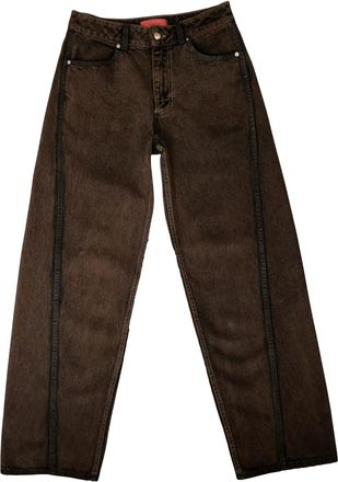 ECKHAUS LATTA wide-leg jeans - Brown