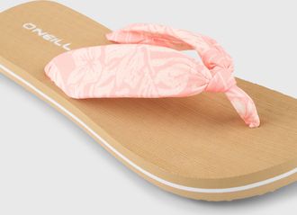 O'Neill Zehentrenner ONEILL DITSY SUN SANDALS, Damen, Gr. 36, peach island sky, Synthetik, Schuhe Zehentrenner, sportlicher Stil, leicht profiliertes Laufsohl