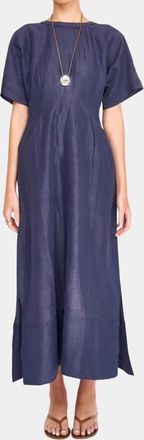 Mirth Wailea Midi Dress In Blueberry
