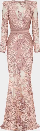 Zhivago The Beginning Floral Lace Gown
