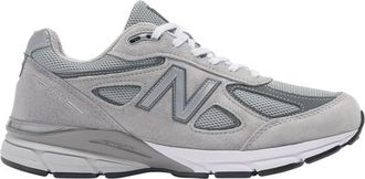 New Balance Mens 990 V4 - Running Shoes Grey/White Size 10.0