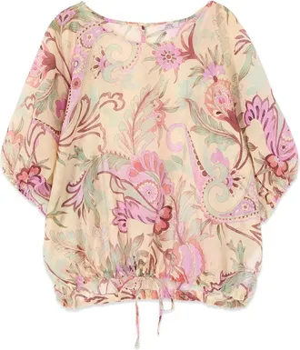Oltre Dames, Blouses & Shirts, Roze, Maat: S/M Nylon