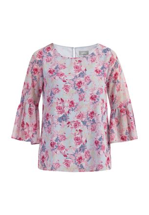Usha Blouse Dames Roze lichtblauw