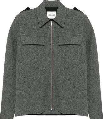 Jil Sander Structured Wool Shirt