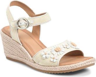S&ouml;fft Isabella Espadrille Wedge Sandal in Beige at Nordstrom, Size 6.5