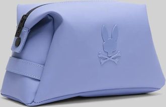 Psycho Bunny Mens Rubberized Toiletry Kit 489 BLUE ICE / O/S