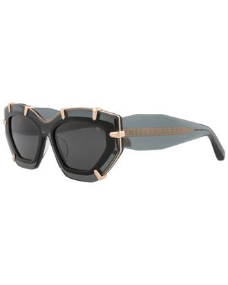 Philipp Plein Womens Spp099v-55-0819 55Mm Polarized Sunglasses