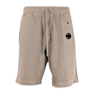 C.P. Company Casual Shorts, male, Gray, Size: M Sweatbermuda Jogging