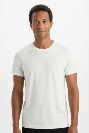 Icepeak T-Shirt ICEPEAK ISLESBORO, Herren, Gr. XXL, optic wei&szlig;, Obermaterial: 100% Baumwolle, Shirts T-Shirt, sportlicher Stil, mit O-Ausschnitt, aus Baumwoll