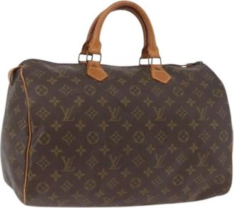 Louis Vuitton Pre-owned Handbags, female, Brown, Size: ONE SIZE Pre-owned Speedy 35 Hand Bag