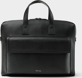 Paul Smith Mens Double compartment leather briefcase