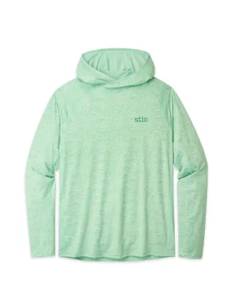 Stio | Mens Hylas Hooded Pullover, Size Extra Large in Picnic Clouds