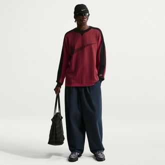 Nike Mens Life Wide-Leg Pants in Blue | II0519-475