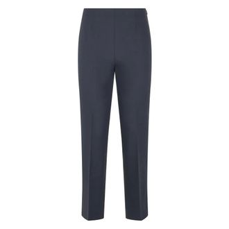PESERICO Peserico, Slim-fit Trousers, female, Blue, Size: 2XL High-waisted Cigarette Trousers