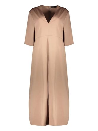 Fabiana Filippi Satijnen midi-jurk - Bruin