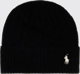 Polo Ralph Lauren Cappello beanie in lana e cashmere con logo ricamato