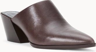 Staud Womens Austen Mule Shoe In Espresso