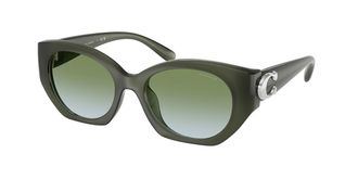 Coach HC8407U CW194 584017 Womens Sunglasses Green Size 52
