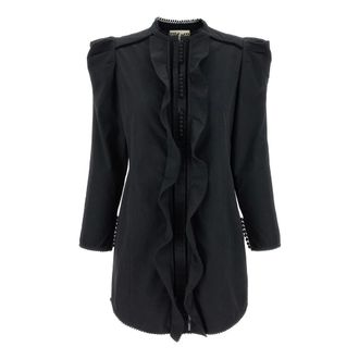 Isabel Marant Short Dresses, female, Black, XS, Chantal Mini Dress