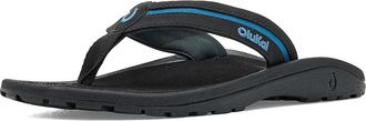 Olukai Ohana Palua Mens Sandals Black/Slate : 15 D - Medium, Synthetic