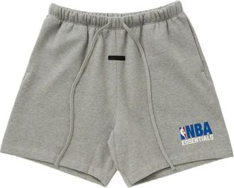 Fear of God Shorts con coulisse e grafica - Grigio