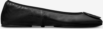 Tory Burch Nappaleder Ballerinas mit runder Spitze Reva