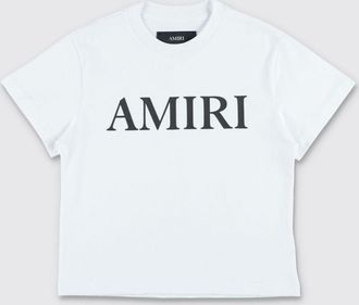 Amiri T-shirt da bambino in cotone con logo a contrasto
