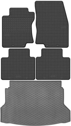 OEM Juego De Alfombrillas De Goma Para Coche Y Alfombrilla Para Maletero Para Nissan X-trail Iii T32 Suv (2017-2021)